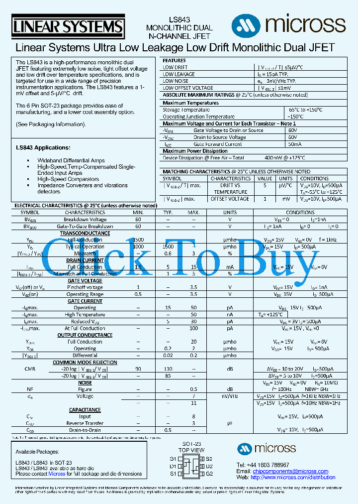 LS843SOT-23_7457885.PDF Datasheet