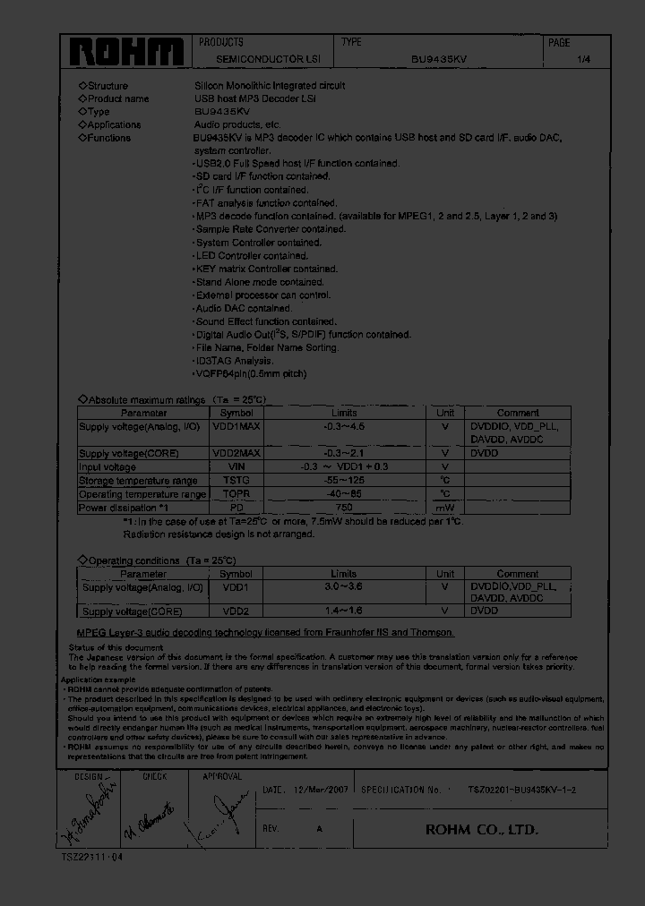 BU9435KV-E2_7457836.PDF Datasheet