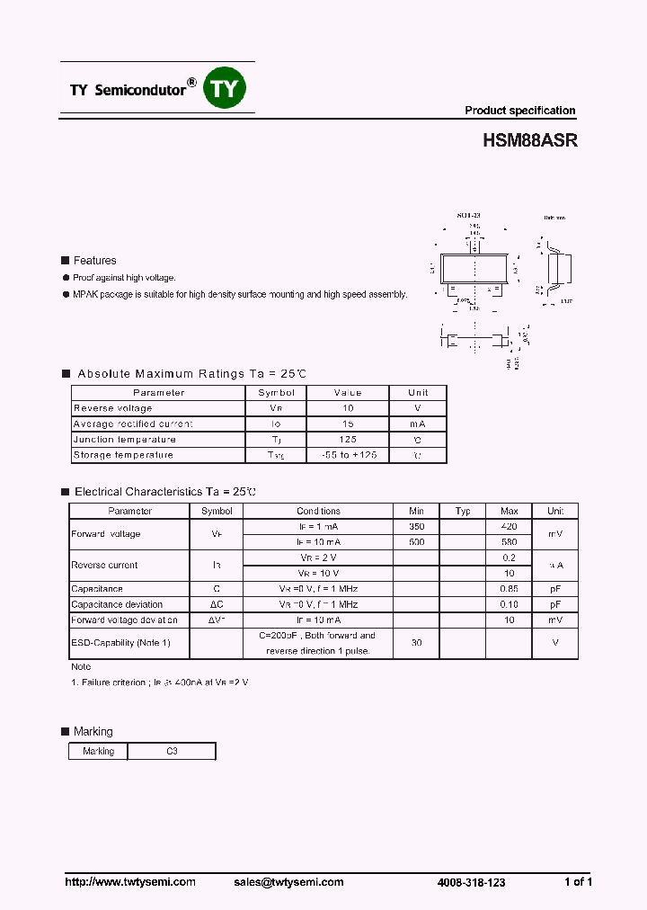 HSM88ASR_7461415.PDF Datasheet