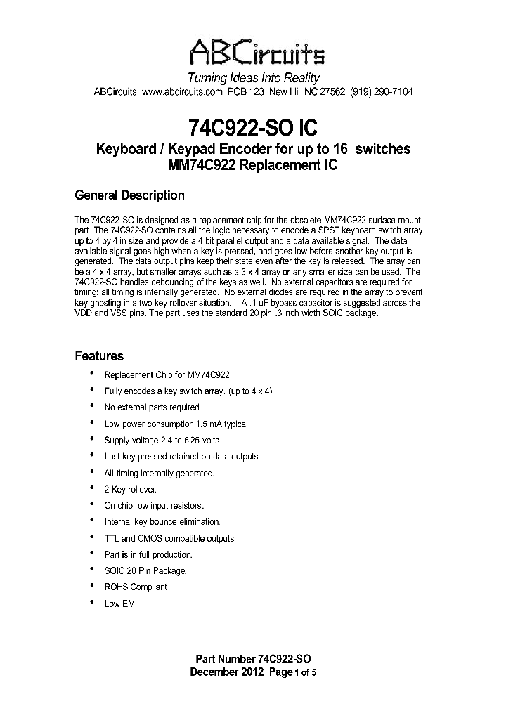 74C922-SO_7466040.PDF Datasheet