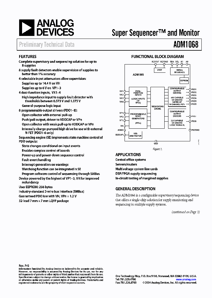ADM1068ACP_7473685.PDF Datasheet