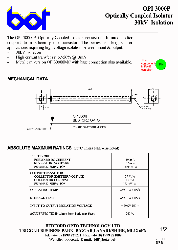 OPI3000P11_7477852.PDF Datasheet