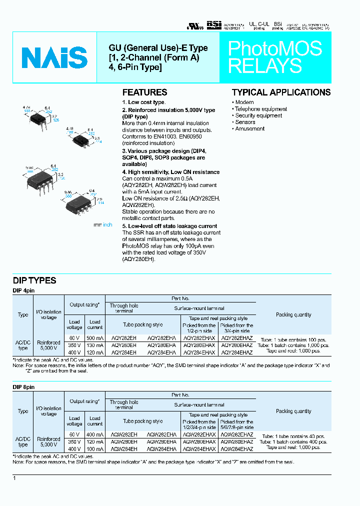 AQY284EH_7478296.PDF Datasheet