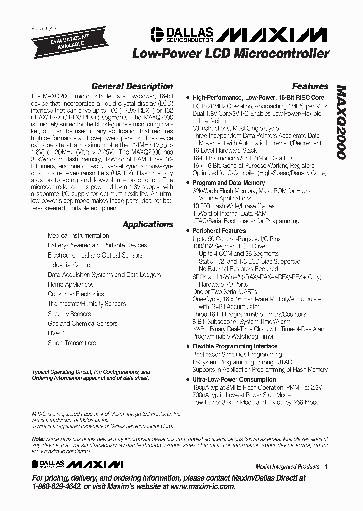 MAXQ2000-QBX_7480558.PDF Datasheet