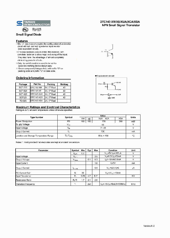 DTC143-XCA_7487569.PDF Datasheet