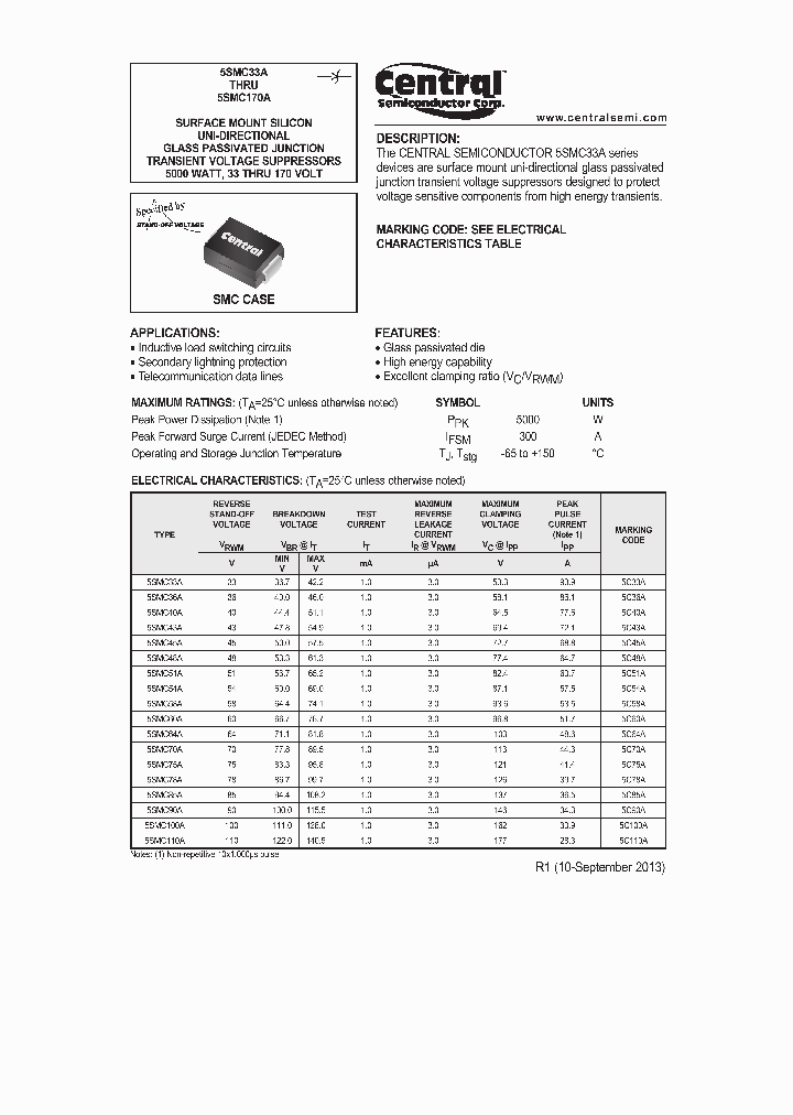 5SMC100A_7487786.PDF Datasheet