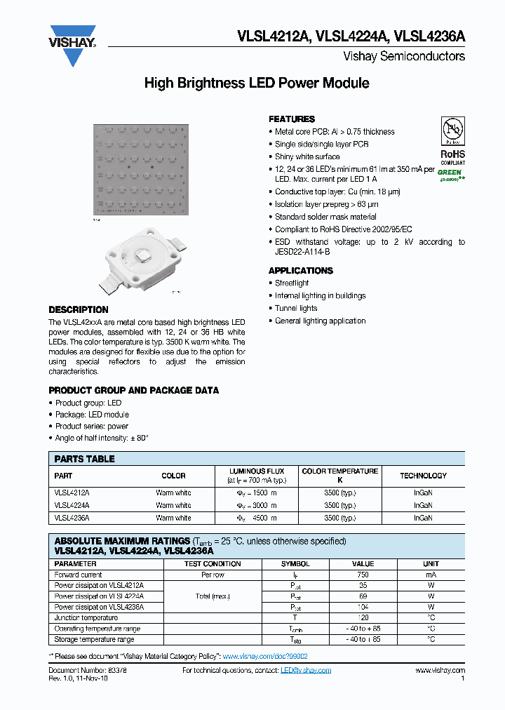 VLSL4236A_7488044.PDF Datasheet