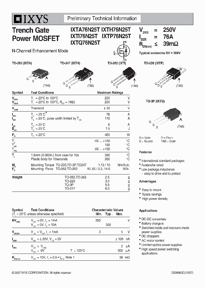 IXTP76N25T_7491806.PDF Datasheet