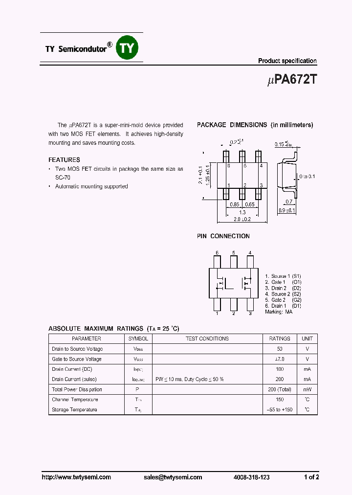 UPA672T_7491854.PDF Datasheet