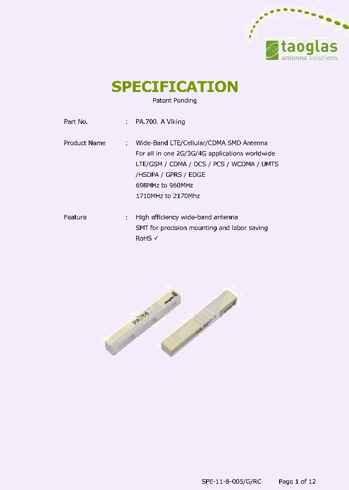 PA700A_7498950.PDF Datasheet