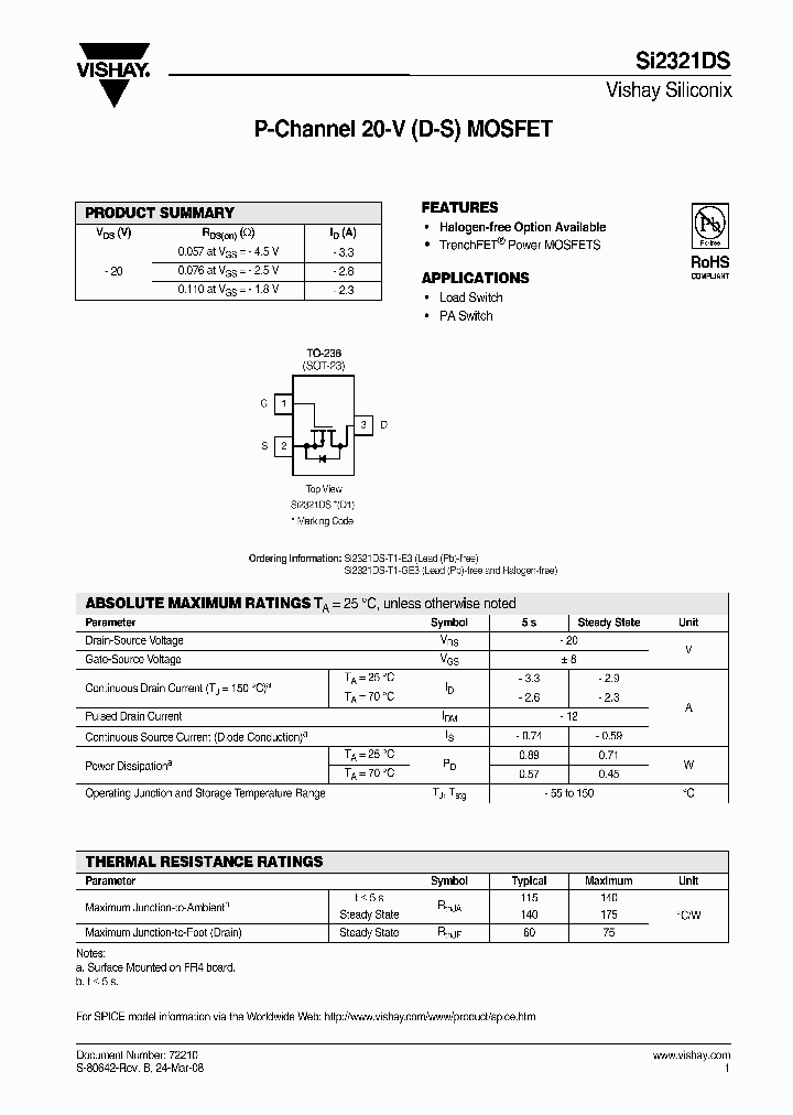 SI2321DS-T1-E3_7500231.PDF Datasheet