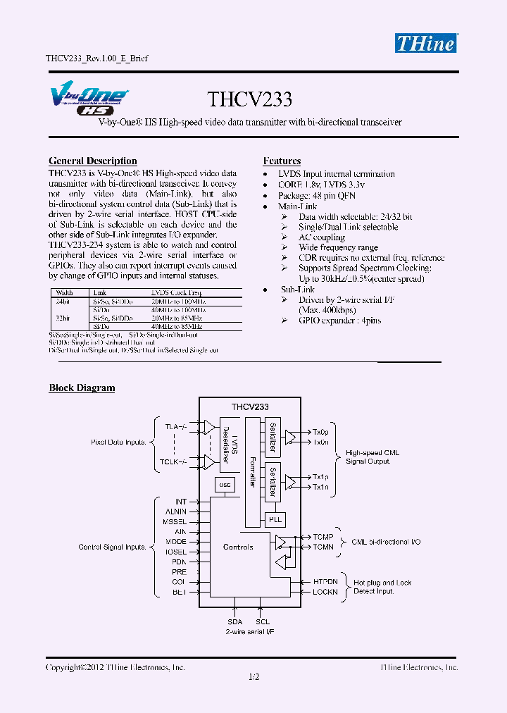 THCV233_7500538.PDF Datasheet