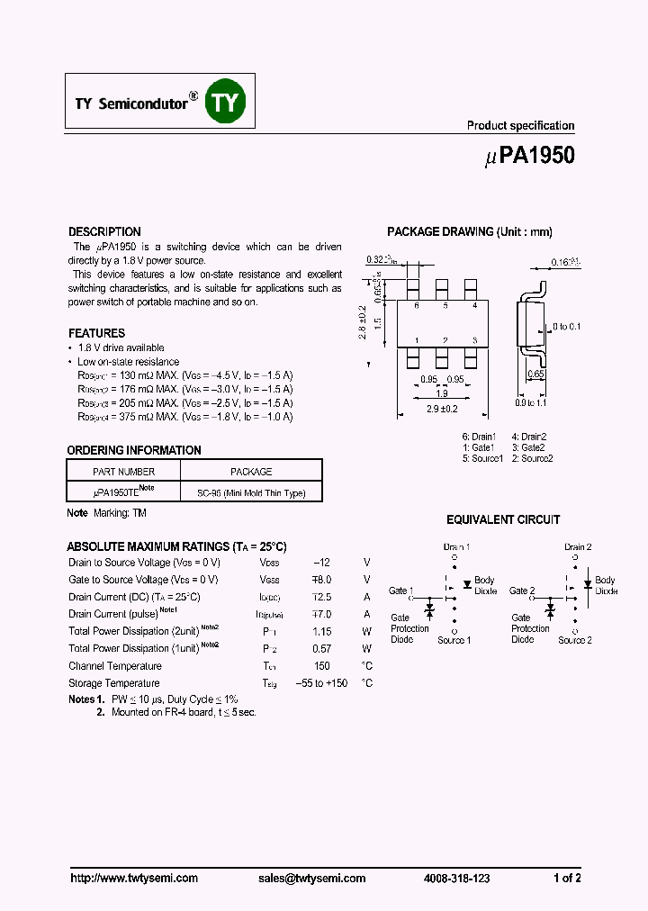 UPA1950TE_7502562.PDF Datasheet