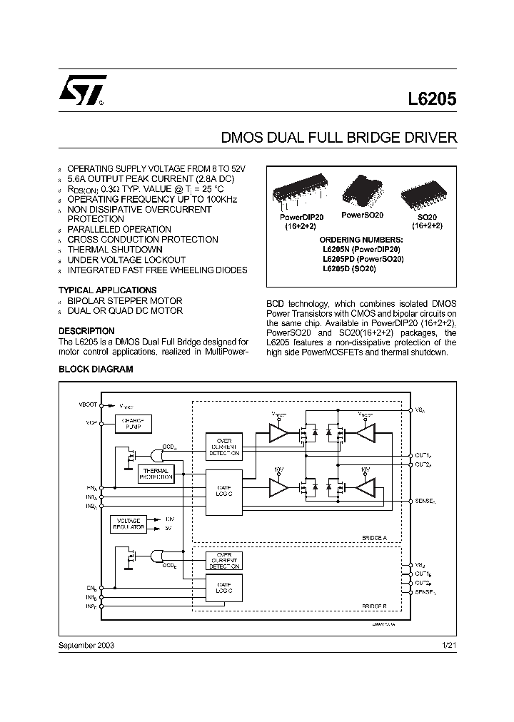 L6205PD013TR_7504751.PDF Datasheet