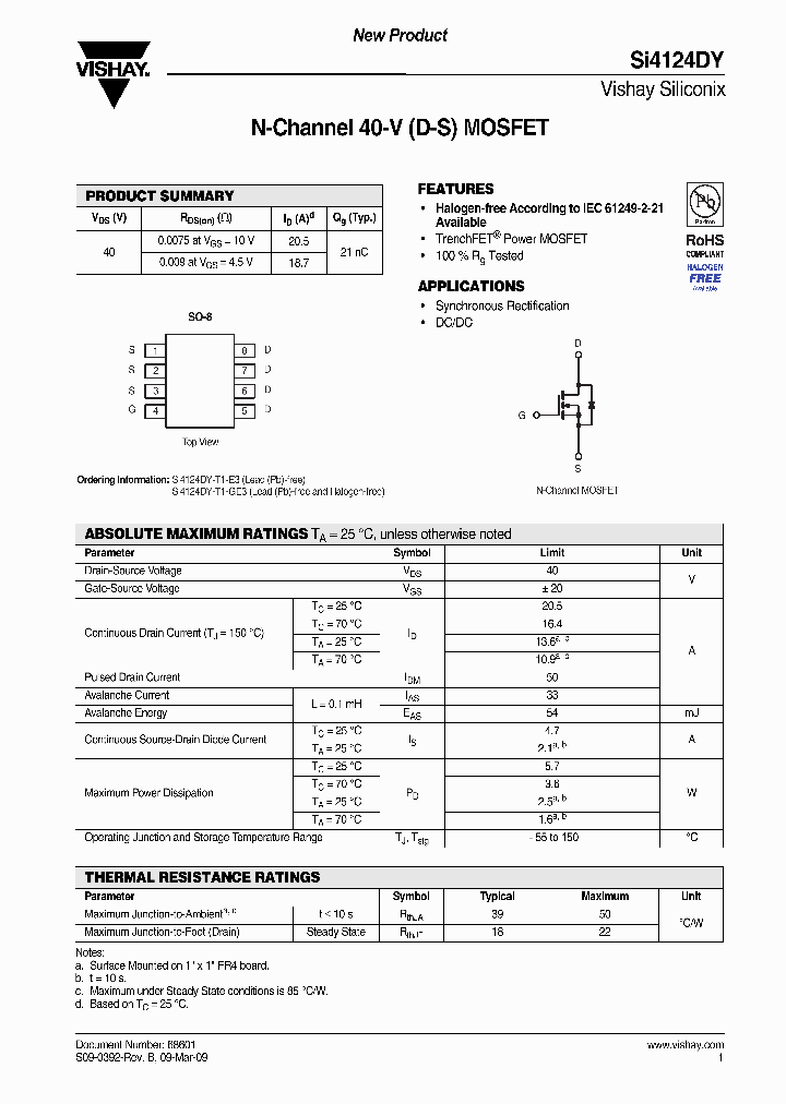 SI4124DY-T1-GE3_7506100.PDF Datasheet