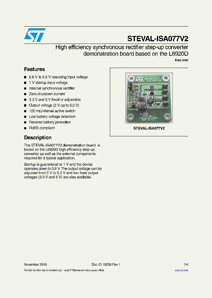STEVAL-ISA077V2_7506416.PDF Datasheet