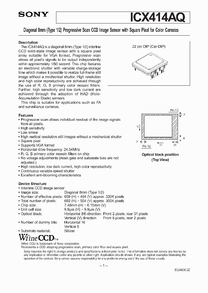 ICX414AQ_7506825.PDF Datasheet