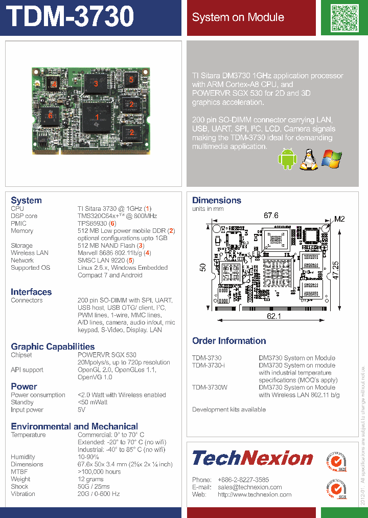 TDM-3730_7507609.PDF Datasheet