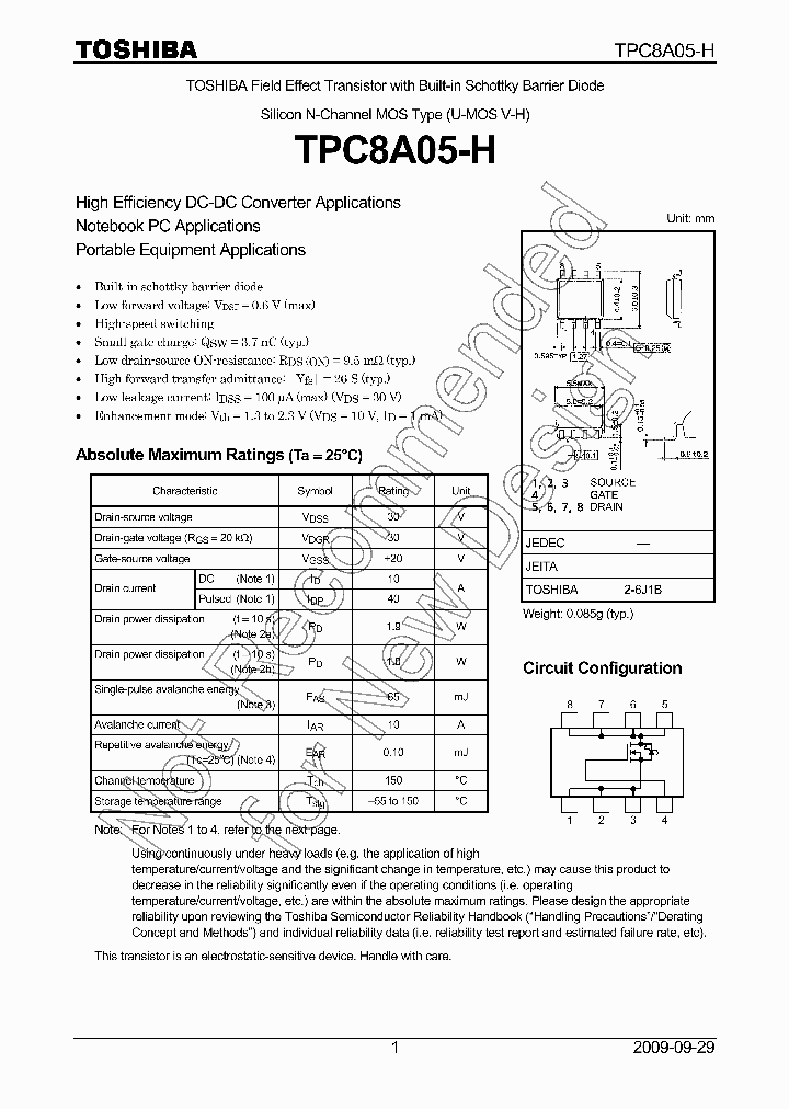 TPC8A05-H_7508169.PDF Datasheet
