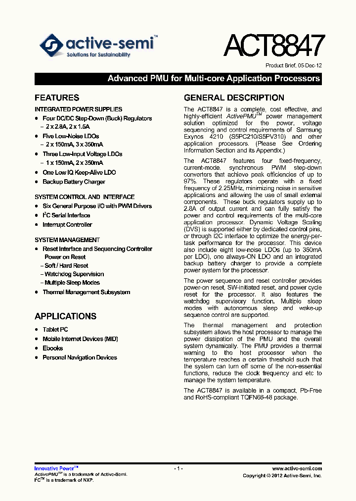 ACT8847_7509285.PDF Datasheet