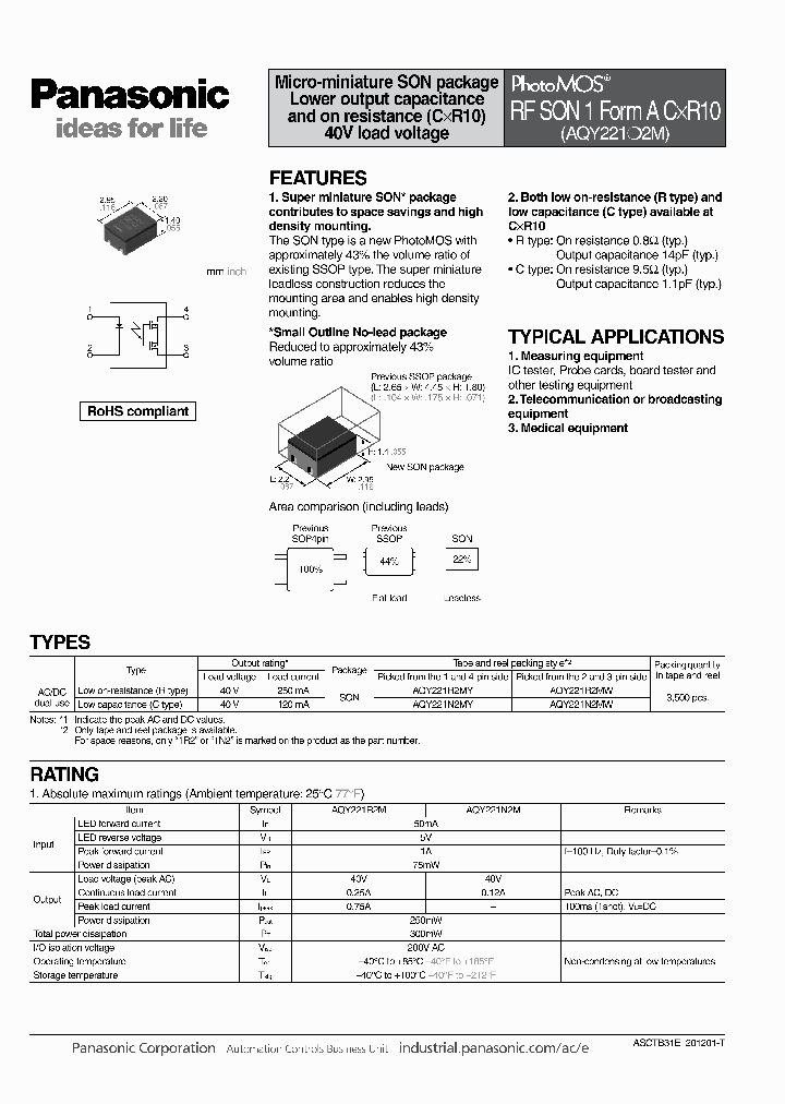AQY221N2M_7512117.PDF Datasheet
