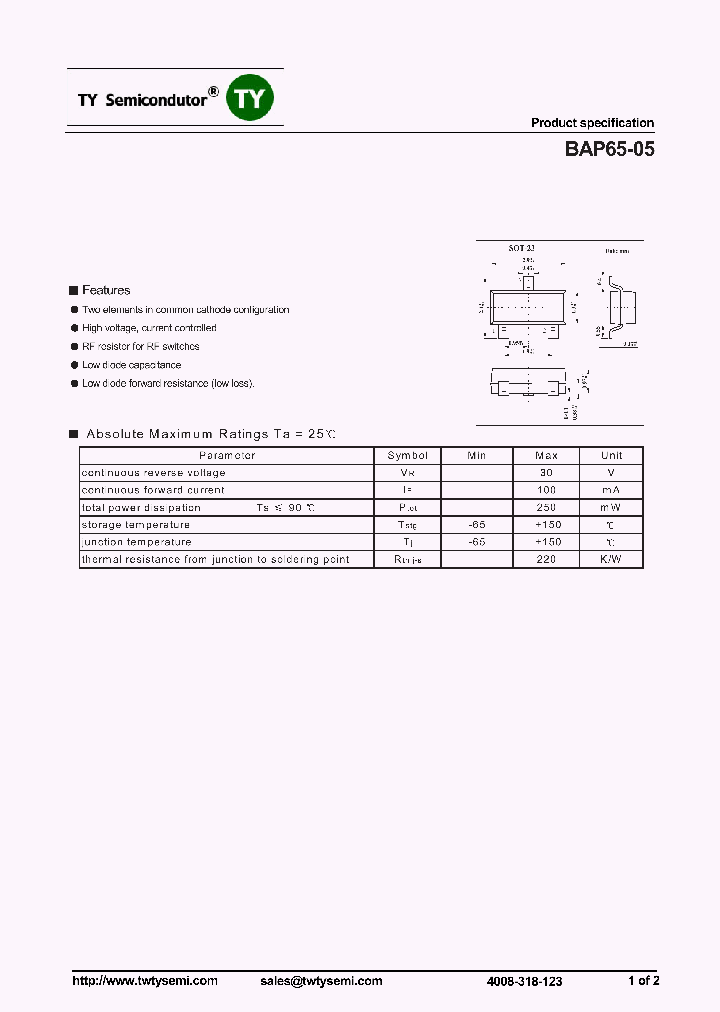 BAP65-05_7515234.PDF Datasheet