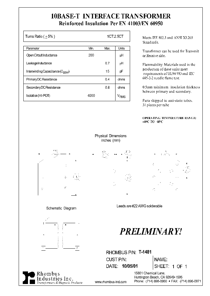 T-1481_7516349.PDF Datasheet