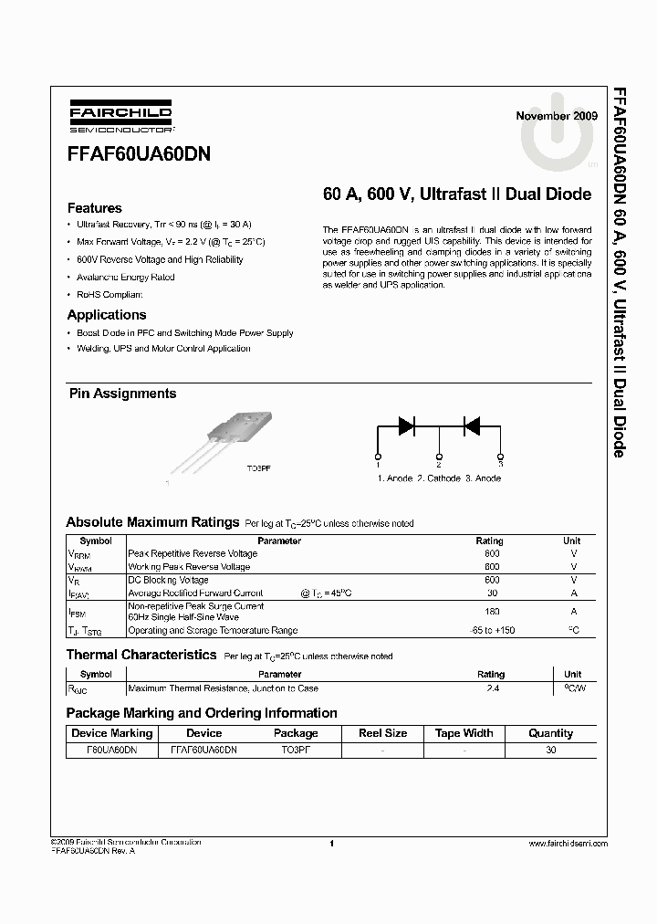 FFAF60UA60DN_7518991.PDF Datasheet