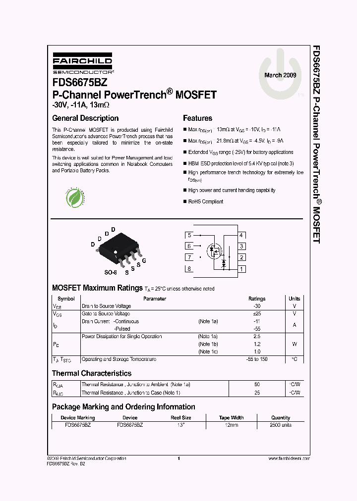 FDS6675BZ_7520338.PDF Datasheet
