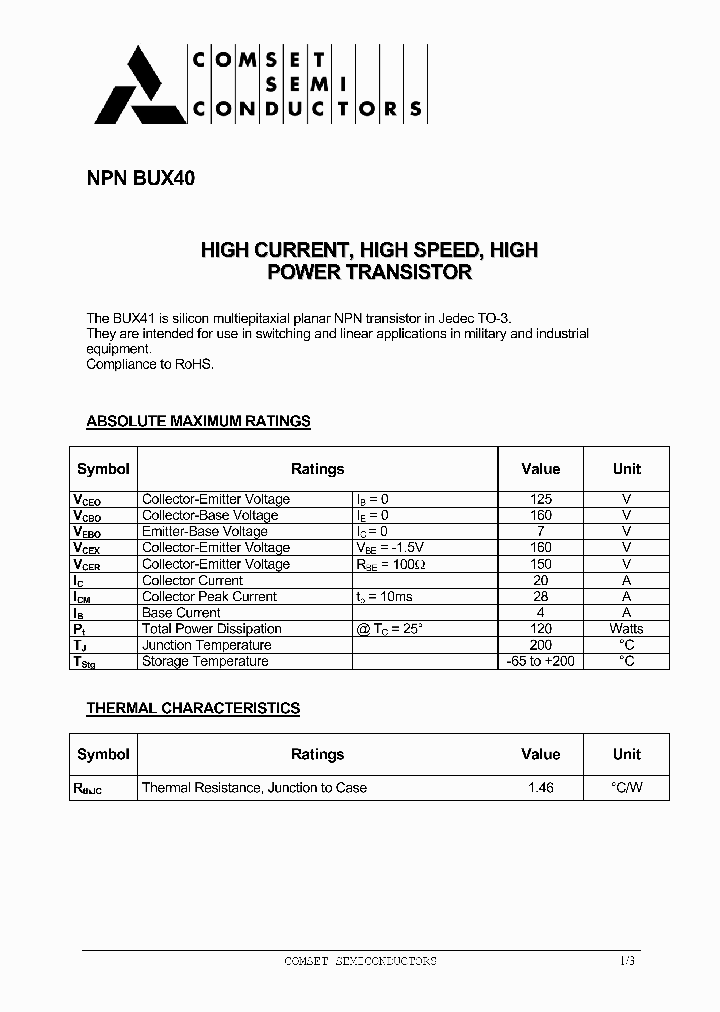 BUX4012_7520759.PDF Datasheet