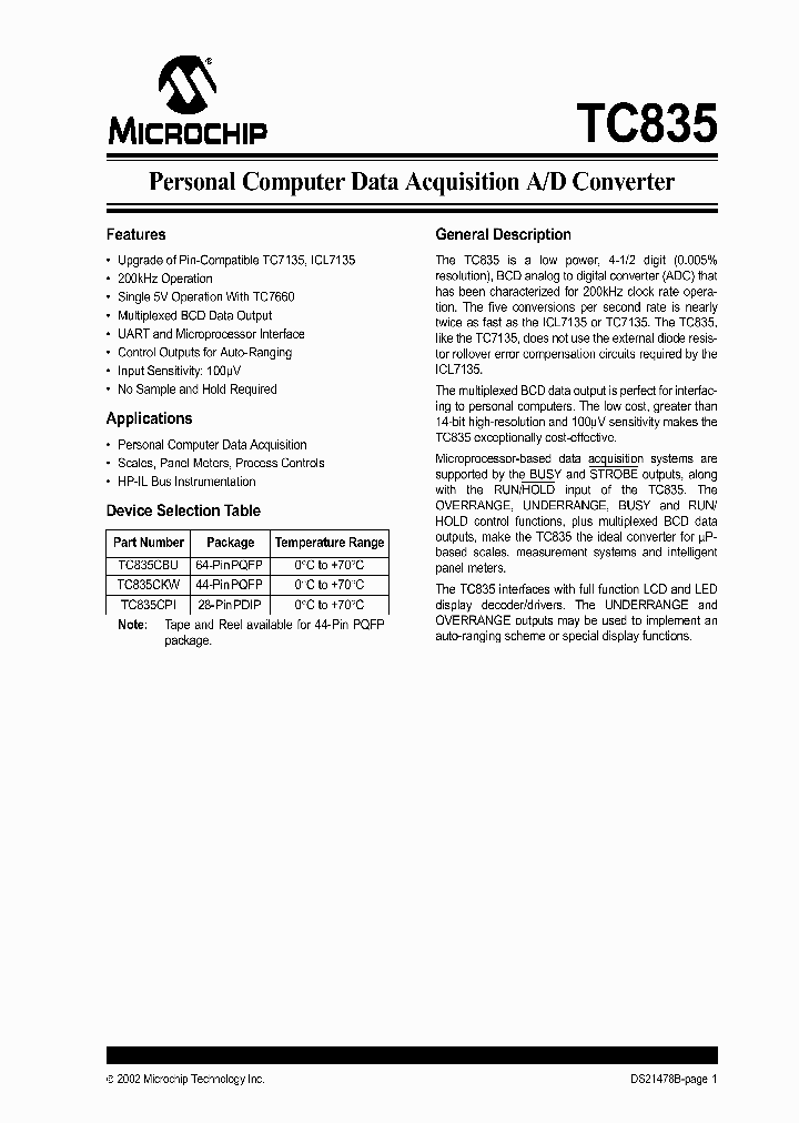 TC835CKW_7525900.PDF Datasheet