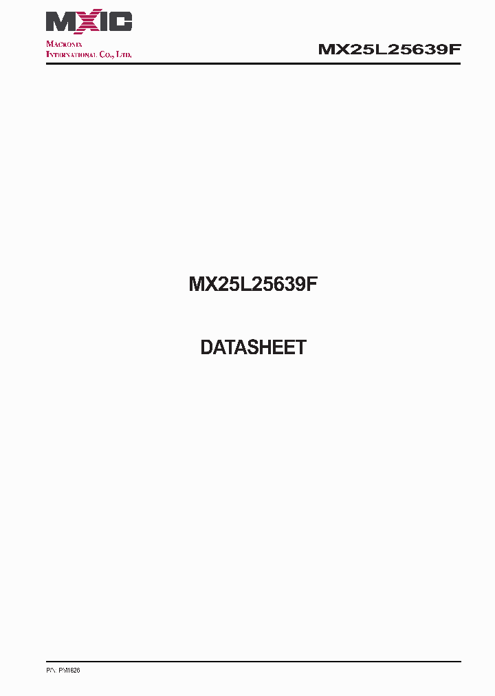 MX25L25639FZ4W08G_7527512.PDF Datasheet