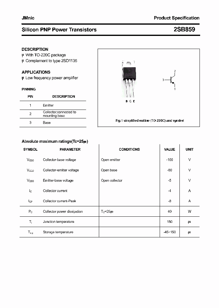2SB859_7528018.PDF Datasheet