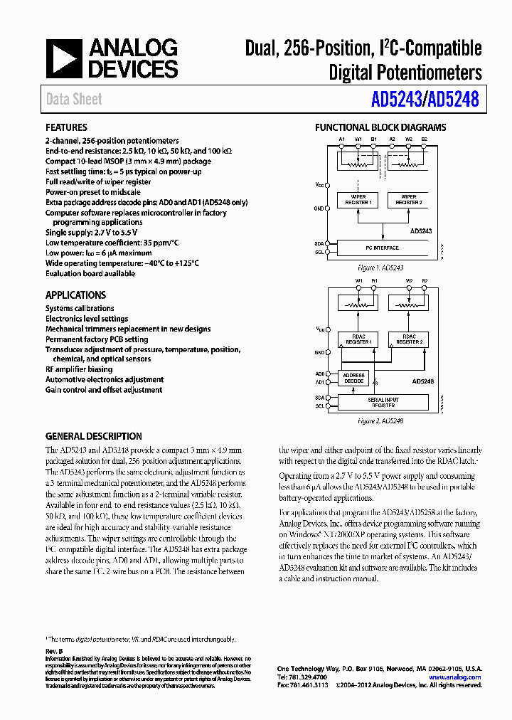 AD5243BRMZ25_7532405.PDF Datasheet