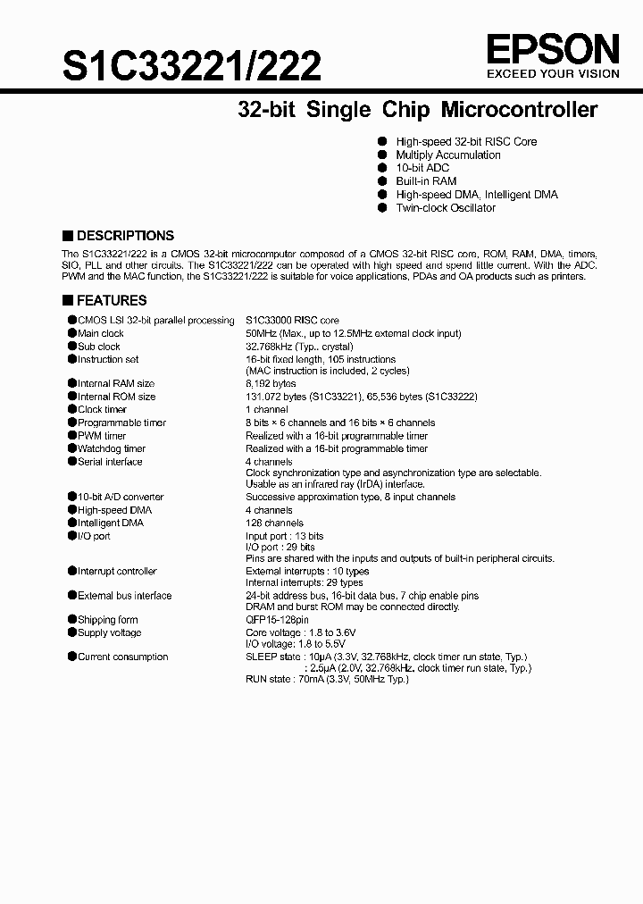S1C33221_7533035.PDF Datasheet