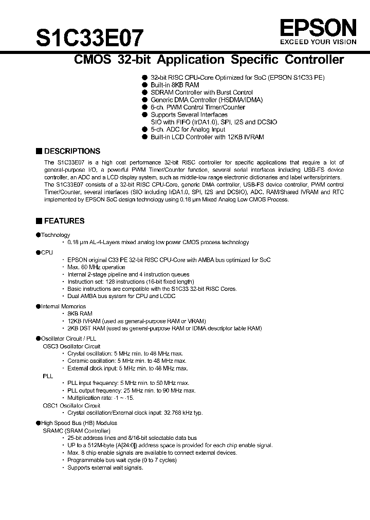 S1C33E07_7533043.PDF Datasheet