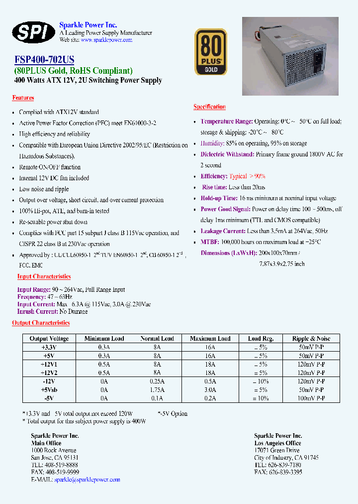 FSP400-702US_7533731.PDF Datasheet
