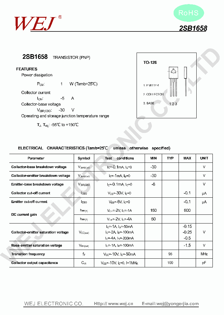 2SB1658_7536680.PDF Datasheet