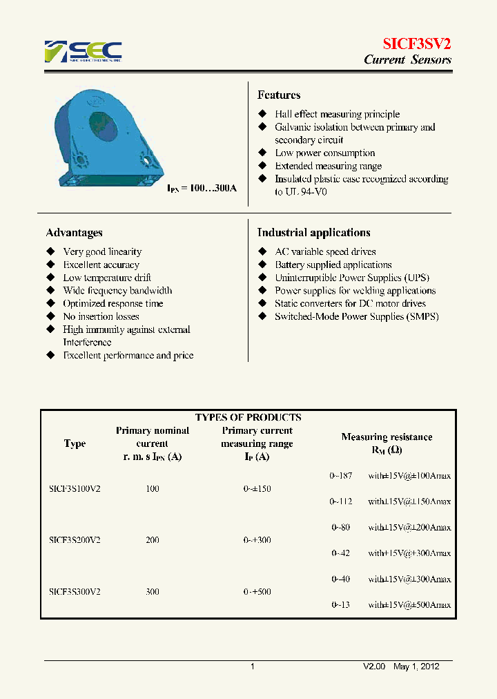SICF3S100V2_7536855.PDF Datasheet