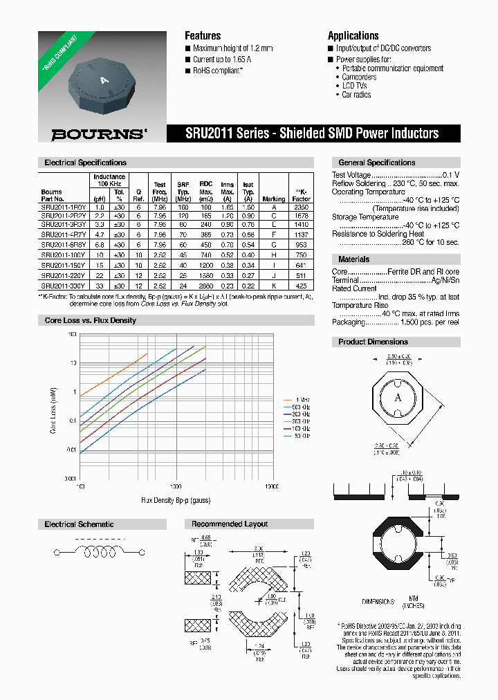SRU2011-100Y_7537679.PDF Datasheet