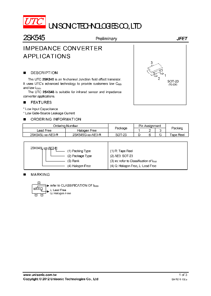 2SK545_7538550.PDF Datasheet