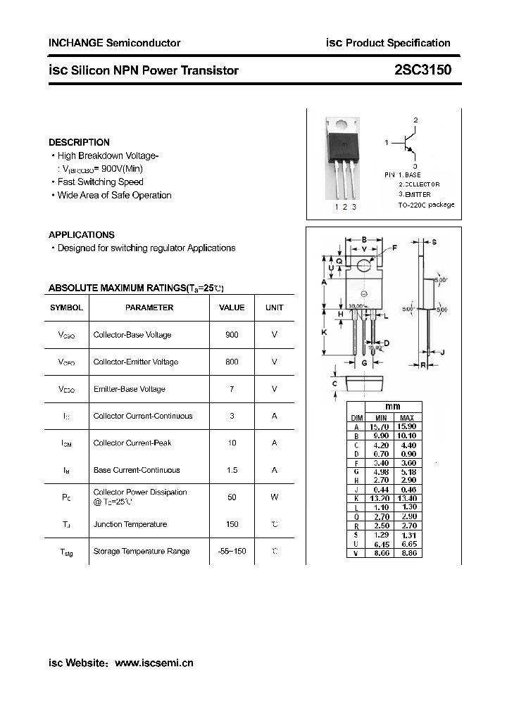 2SC3150_7540390.PDF Datasheet