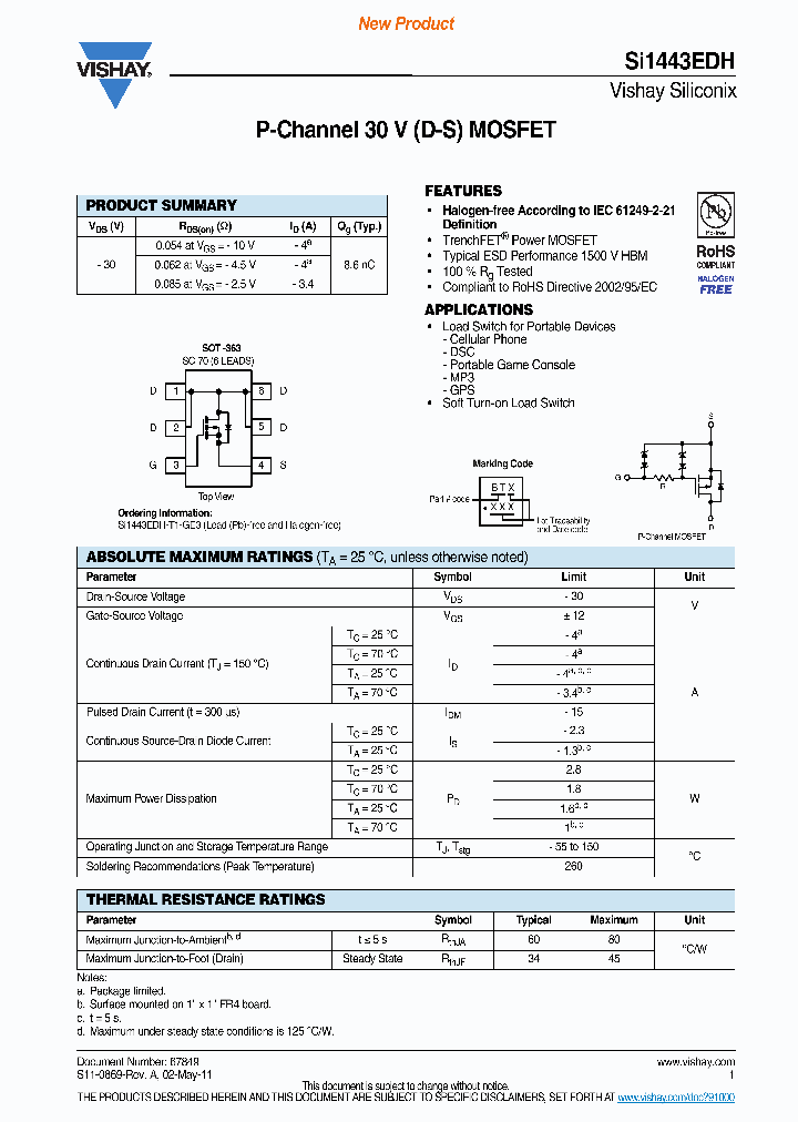 SI1443EDH_7541939.PDF Datasheet