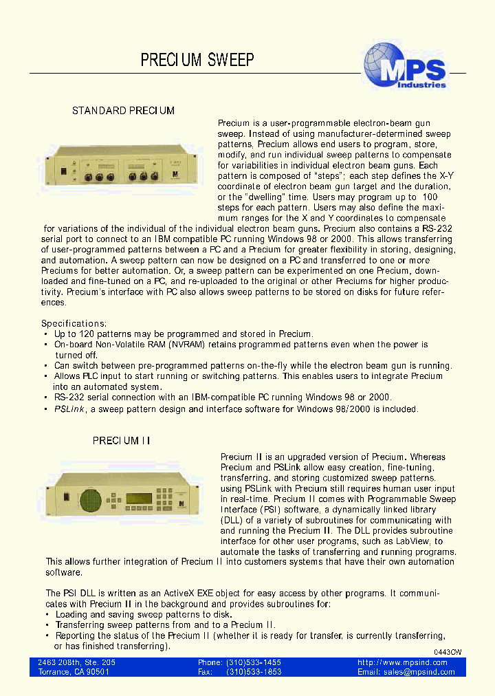 PRECIUM_7543872.PDF Datasheet