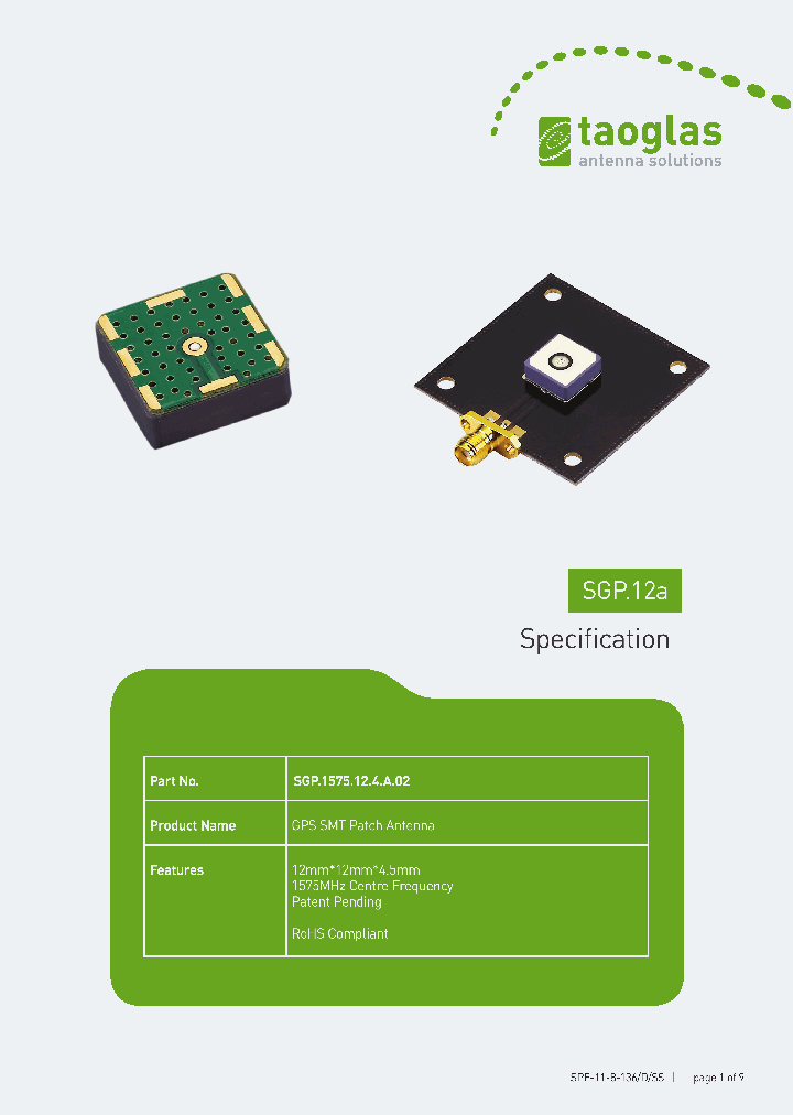 SGP12A_7545149.PDF Datasheet