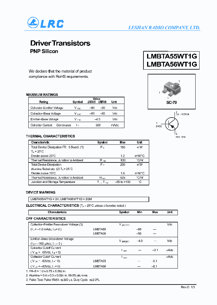 LMBTA55WT1G_7546394.PDF Datasheet