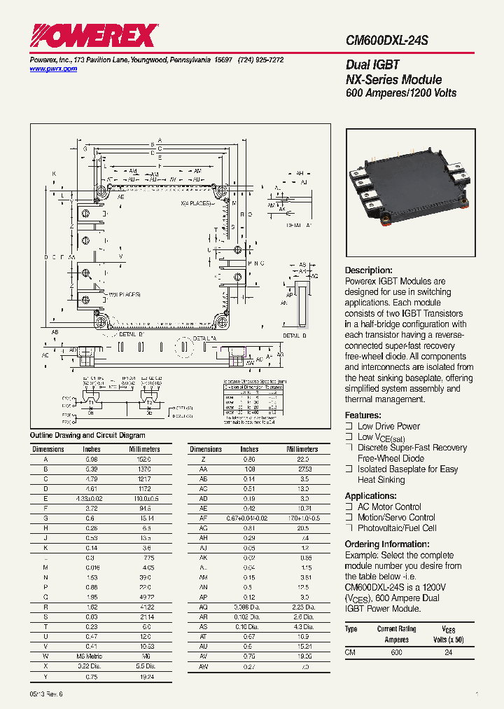 CM600DXL-24S_7550118.PDF Datasheet