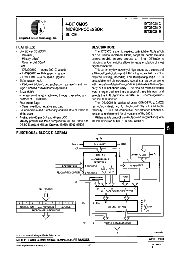 IDT39C01CL_7554151.PDF Datasheet