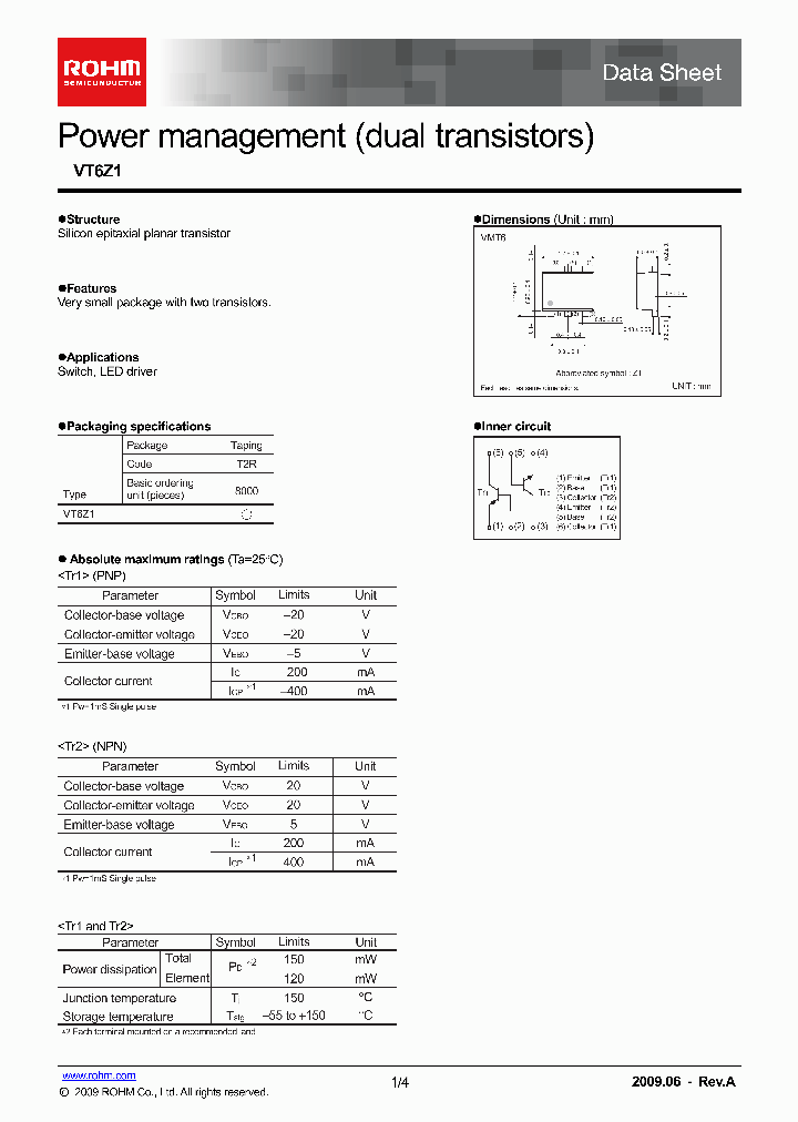 VT6Z1_7554254.PDF Datasheet