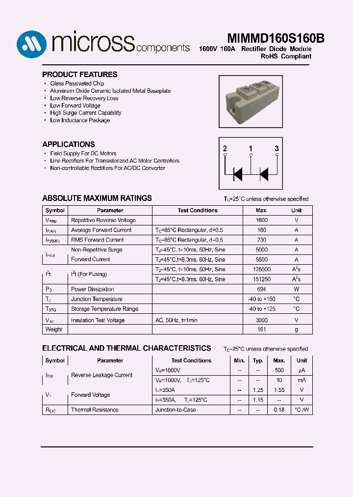 MIMMD160S160B_7555620.PDF Datasheet